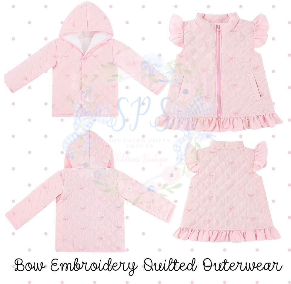 Bow Embroidery Outerwear