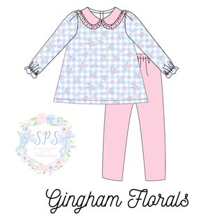 Floral Gingham