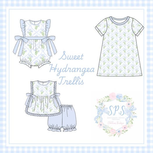Sweet Hydrangea Trellis