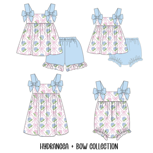 Hydrangea + Bow Collection