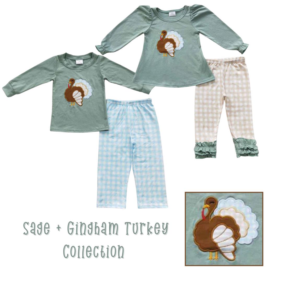 Sage + Gingham Turkey Collection